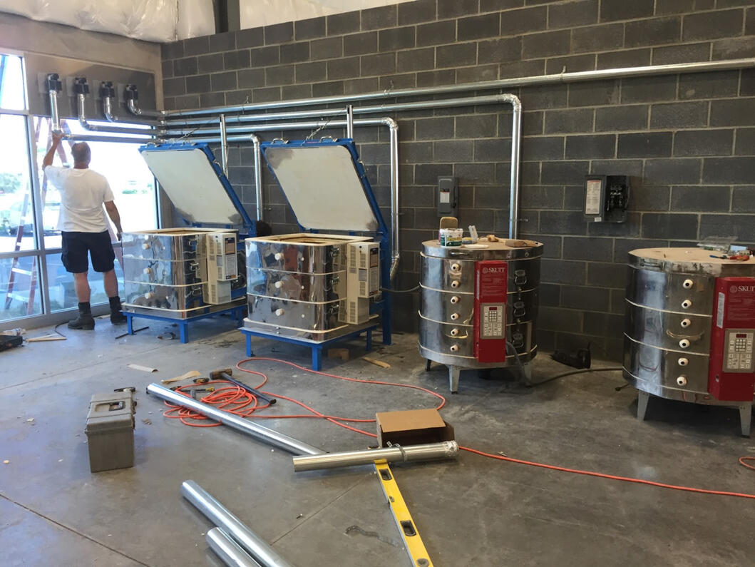 4 large kilns